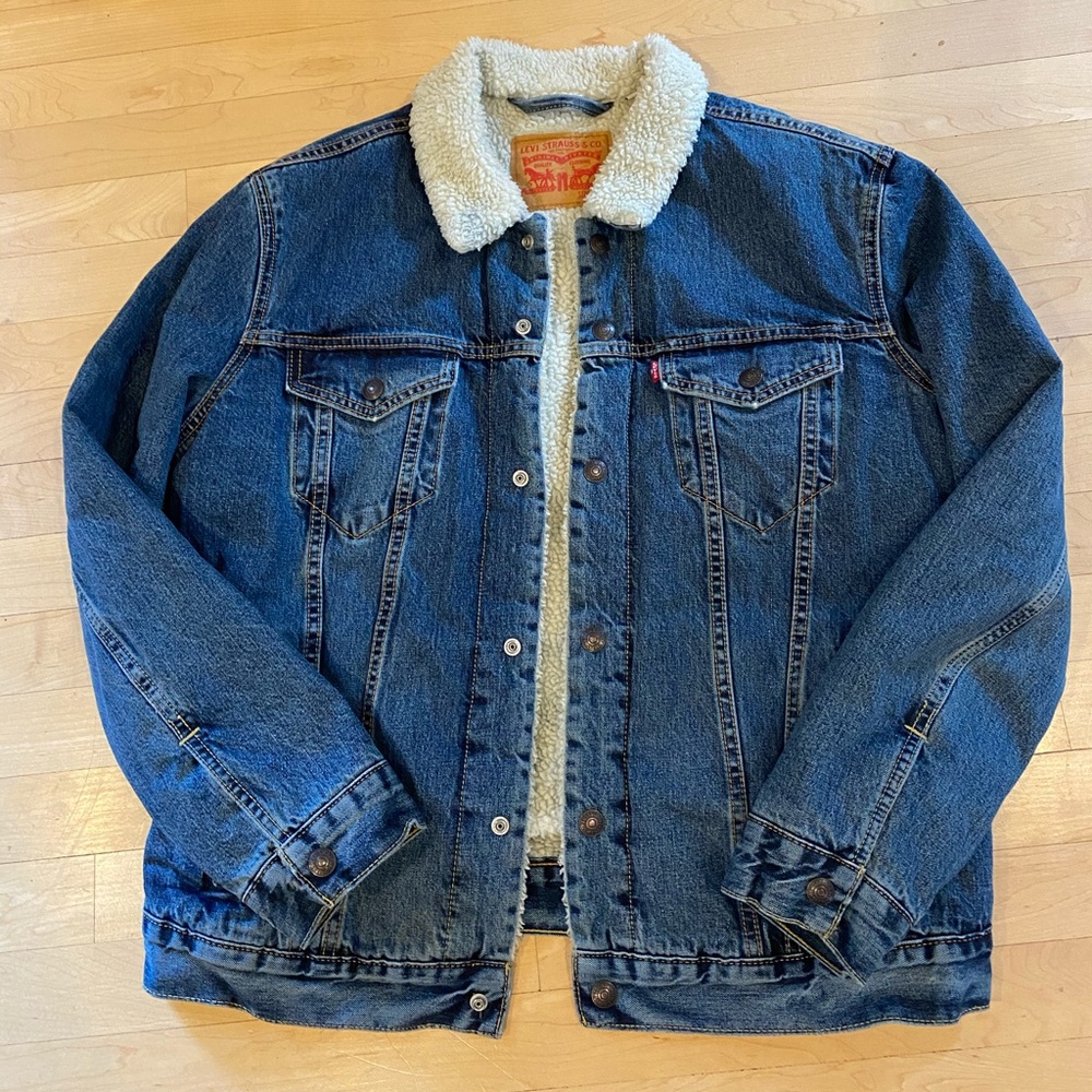 LEVIS Mens Sherpa Jacket Large